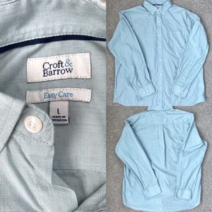 Croft & Barrow Men’s Lrg Easy Care Shirt
